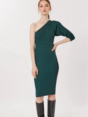 Asymmetric One Shoulder Dress